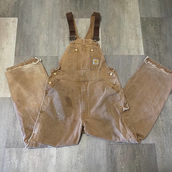 SOLD Carhartt VTG Overalls 36X32 - Picture 1 of 6
